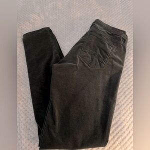 Forest Green Velvety Jeans